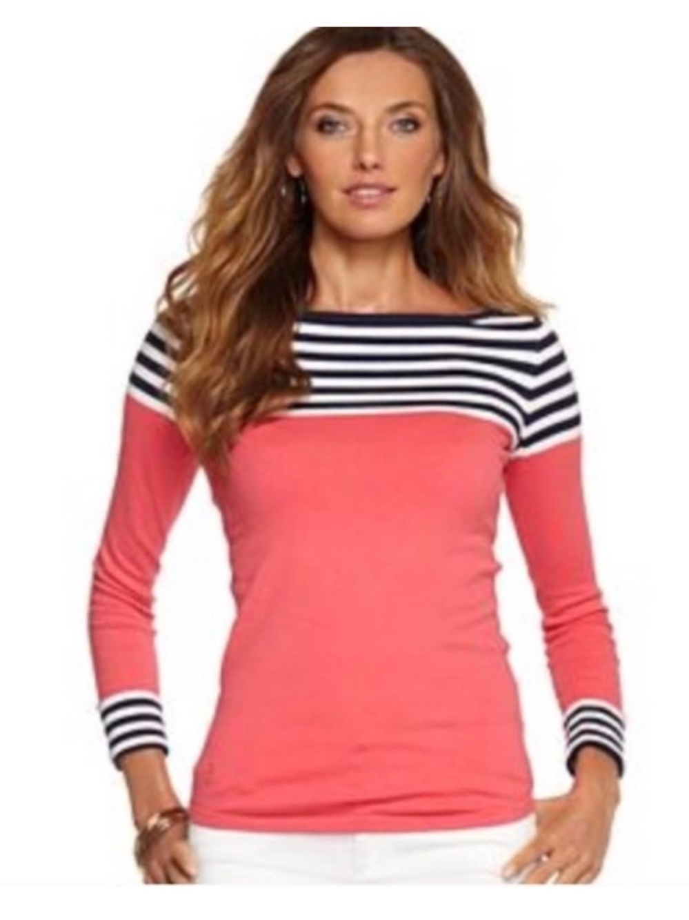 Lilly Pulitzer Maria Boatneck Top sz M